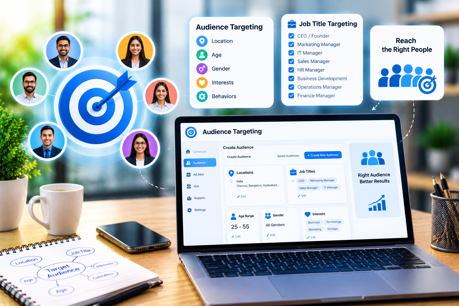 Audience and Job Title Targeting