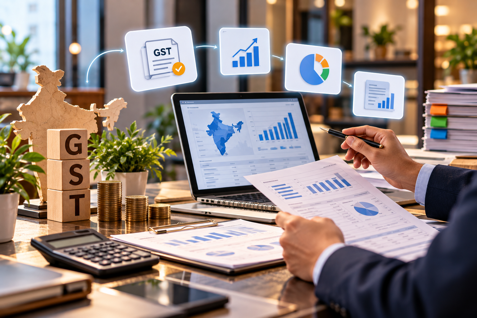 VAIKTAS ERP GST and Reports