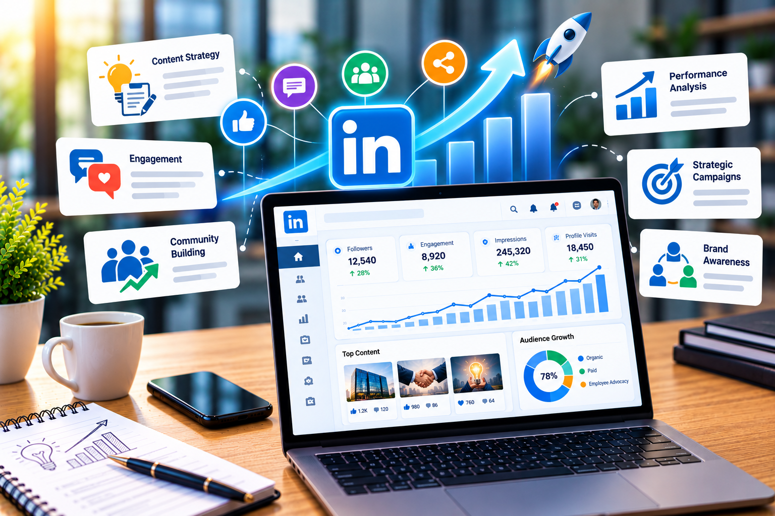 LinkedIn Engagement and Growth Strategy