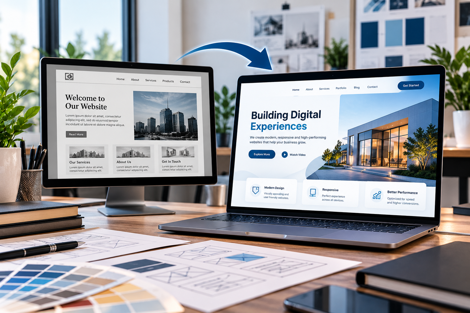 VAIKTAS Landing Page Design